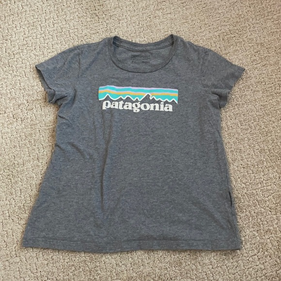 Kids Patagonia logo short sleeved t-shirt - Picture 1 of 4